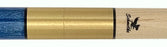 Schmelke S002 English Blue Stain 2 Piece Cue w/Maple Shaft - image 2