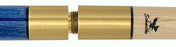 Schmelke S002 English Blue Stain 2 Piece Cue w/Maple Shaft - image 3