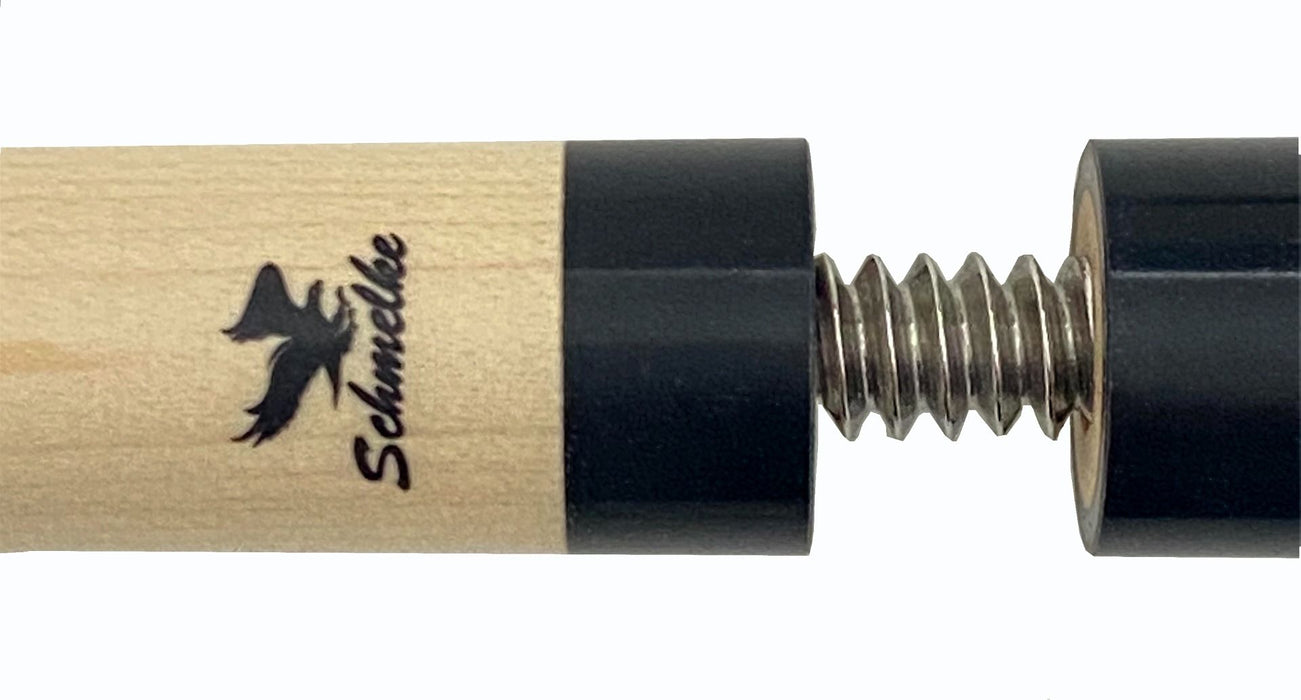 Schmelke SP07 Blue Stain 2 Piece Cue w/Linen Wrap & Maple Shaft - image 6