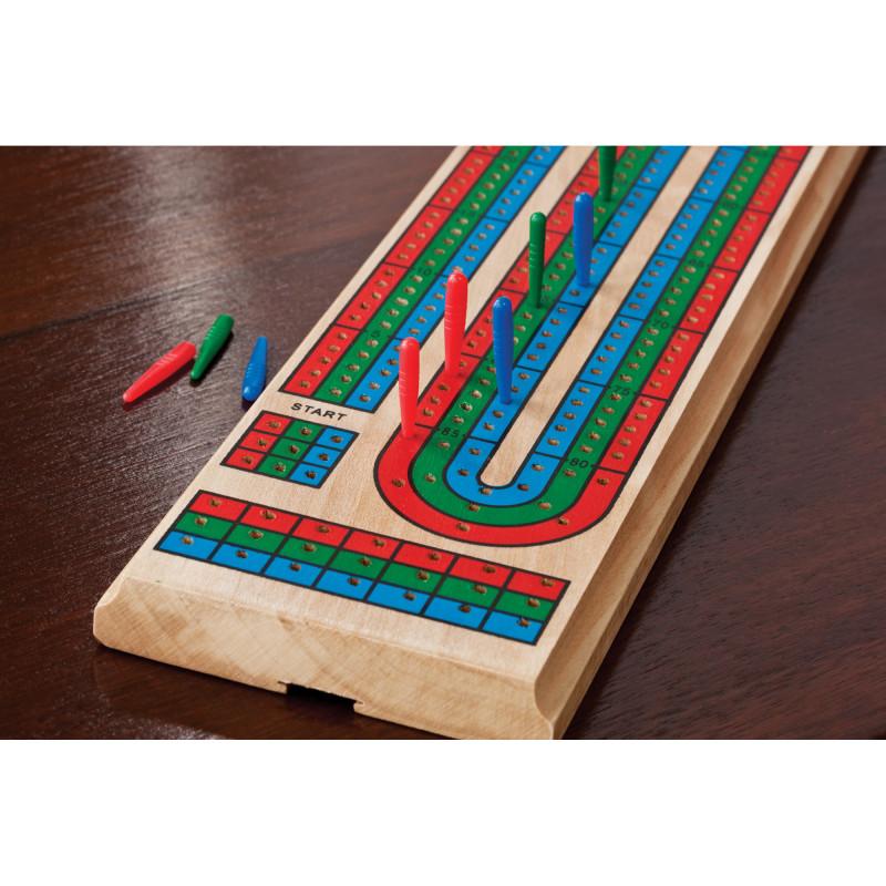 Mainstreet Classics Wooden Barony Cribbage Board