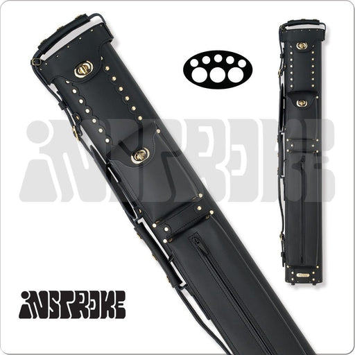 Instroke ISC35 Cowboy 3x5 Hard Leather Case - Black