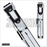 Instroke ISCL24 Leather 2x4 Hard Case (ISCL24 BLK/WHT)