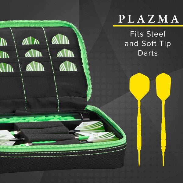 Casemaster Plazma Dart Case Black with Green Trim - view 2