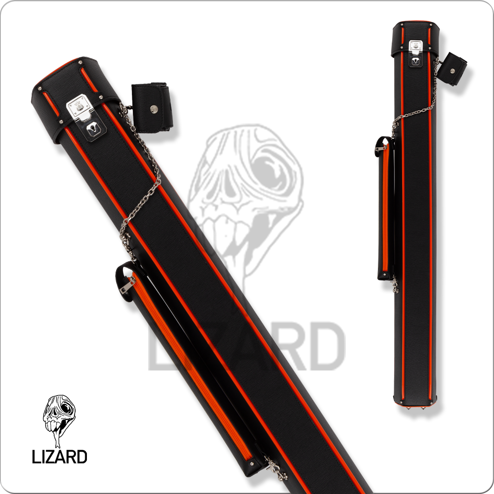 Lizard x Vibrant LXVTUM Tumei 2x3 Hard Case - Black & Orange