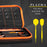 Casemaster Plazma Dart Case Black with Orange Zipper