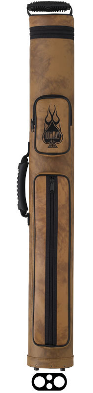 Outlaw OLH22 - FLAMES Pool Cue Case - 2x2