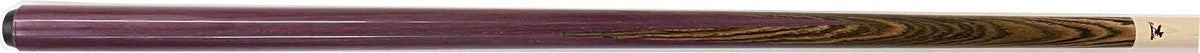 Schmelke R043 Purpleheart 4-Prong Spliced Bocote Forearm 2 Piece Cue w/Maple Shaft (Sneaky Pete)