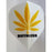 Flights - Ruthless White with Yellow Marijuana Leaf - Slim