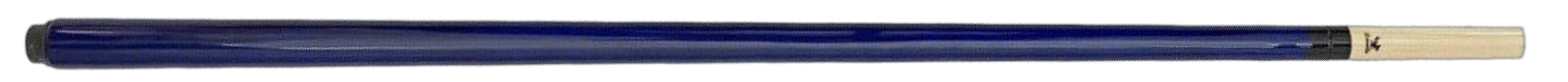 Schmelke S007 Dark Blue Stain 2 Piece Cue w/ Maple Shaft