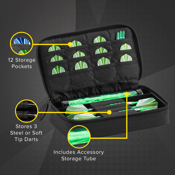 Casemaster Plazma Dart Case with Black Zipper - view 3