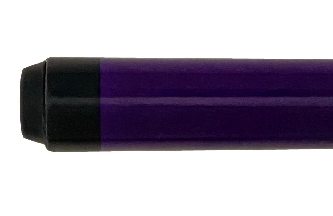 Schmelke SP01 Purple Stain 2 Piece Cue w/Linen Wrap & Maple Shaft - image 5