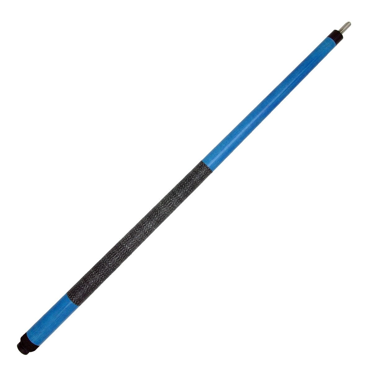 Schmelke SP02 English Blue Stain 2 Piece Cue w/Linen Wrap & Maple Shaft