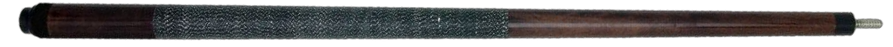 Schmelke SP03 Brown Stain 2 Piece Cue w/Linen Wrap & Maple Shaft