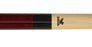 Schmelke SP06 Wine Stain 2 Piece Cue w/Linen Wrap & Maple Shaft - image 4