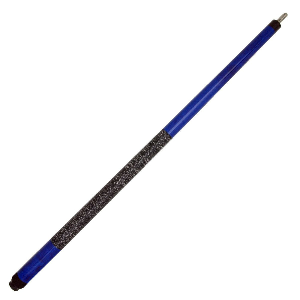 Schmelke SP07 Blue Stain 2 Piece Cue w/Linen Wrap & Maple Shaft