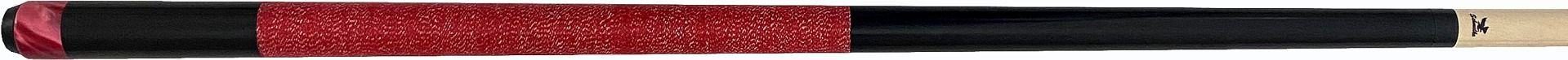 Schmelke SP09 Black Stain 2 Piece Cue w/Linen, Red Butt Cap & Maple Shaft - image 4