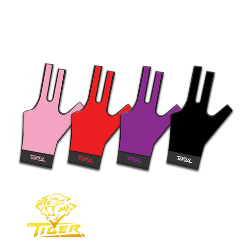 Tiger TGX- Pro Series Billiard Glove - Left Black