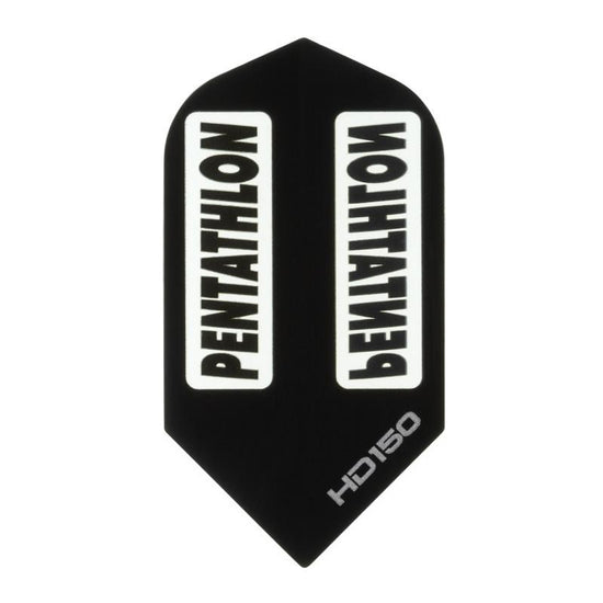 Pentathlon Hd150 Dart Flights - 150 Micron Slim Black