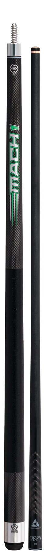 McDermott VQM1L Vanquish Mach 1 Carbon Fiber Break Cue - Leather Wrap