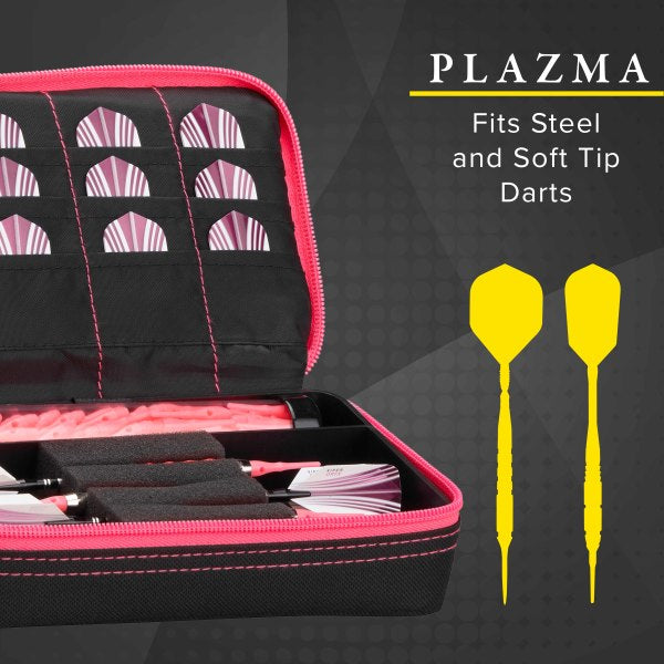 Casemaster Plazma Dart Case Black with Pink Trim - view 2