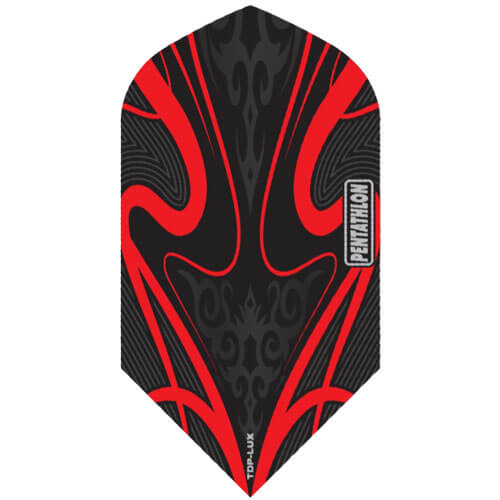 Pentathlon Red and black with design