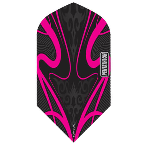Pentathlon Magenta and black with design
