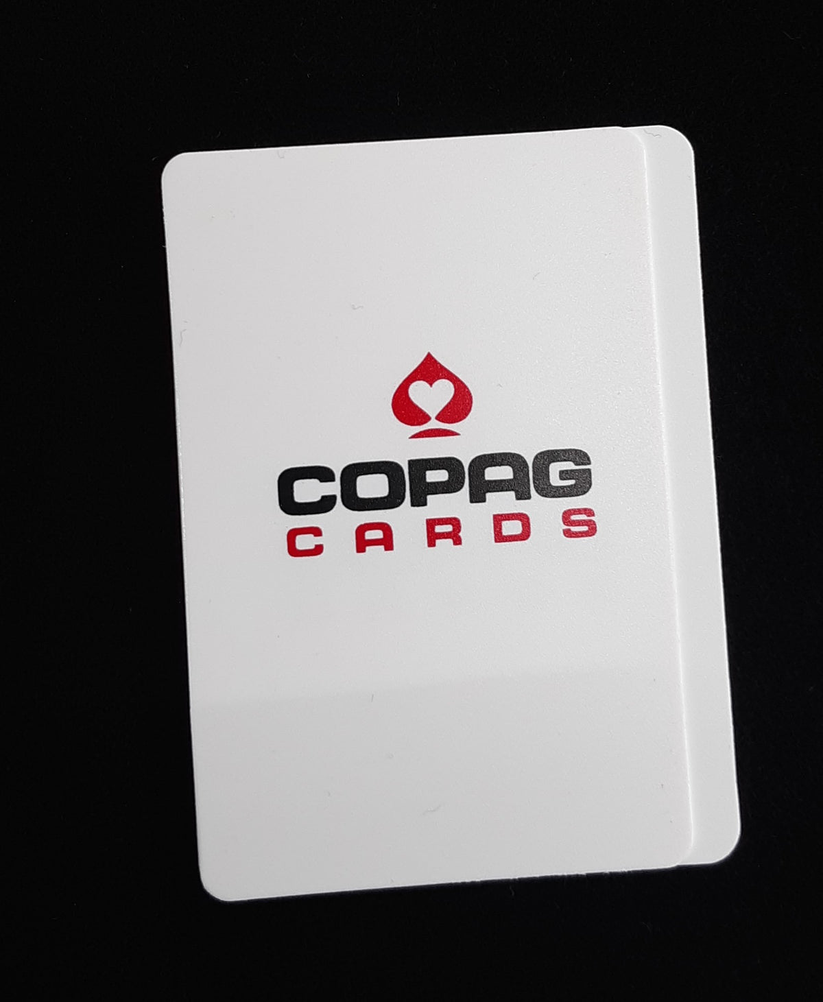 Copag Plastic Cut Card - White with Logo