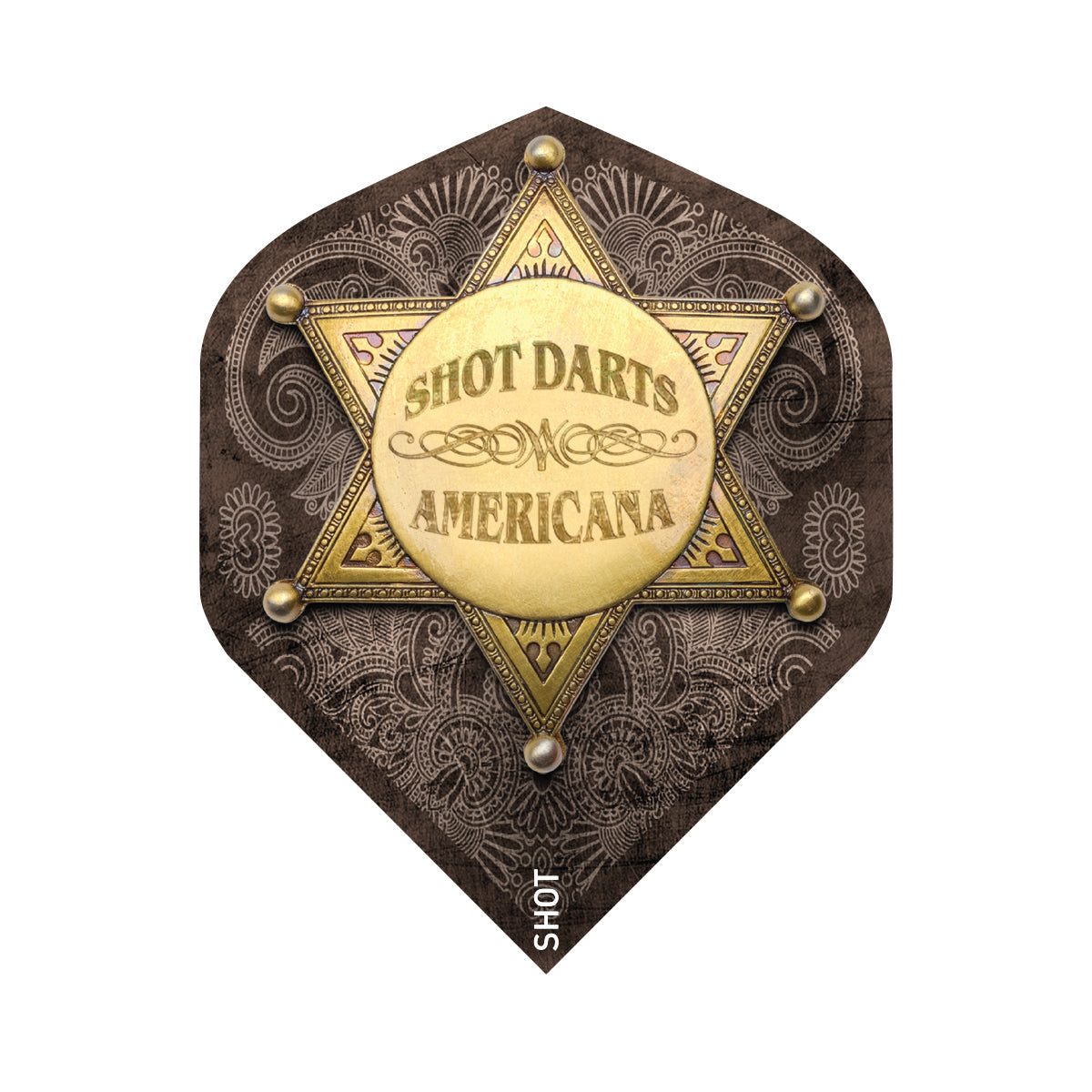 Shot Darts Flight Set - Small Standard - Americana TIN