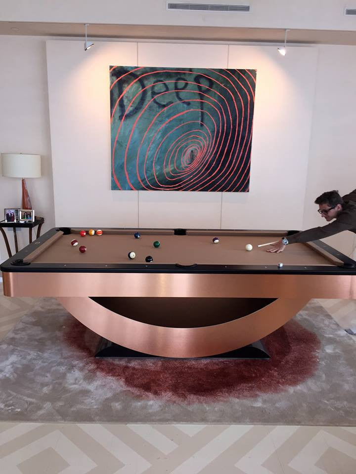 Golden West Billiards Reverse Rainbow Pool Table