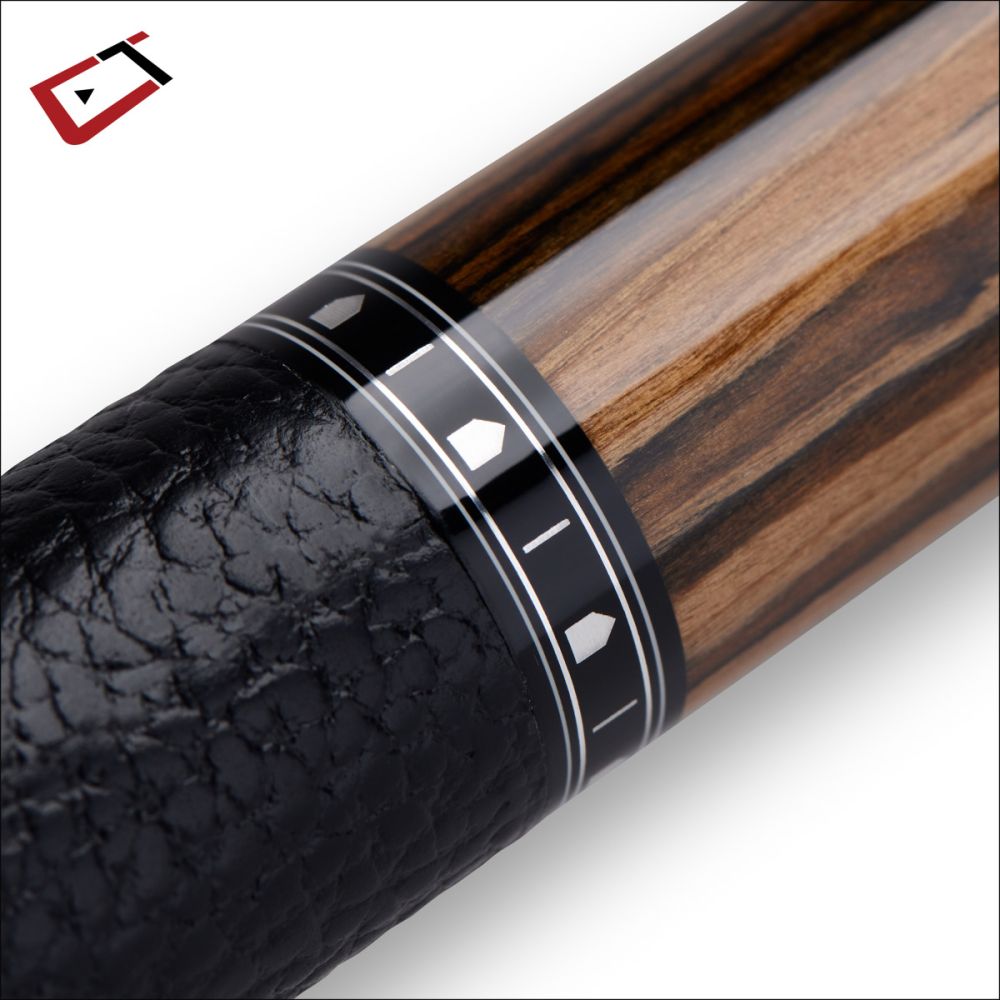 Cynergy Truewood Ebony II, Leather Wrap (11.8 Shaft)