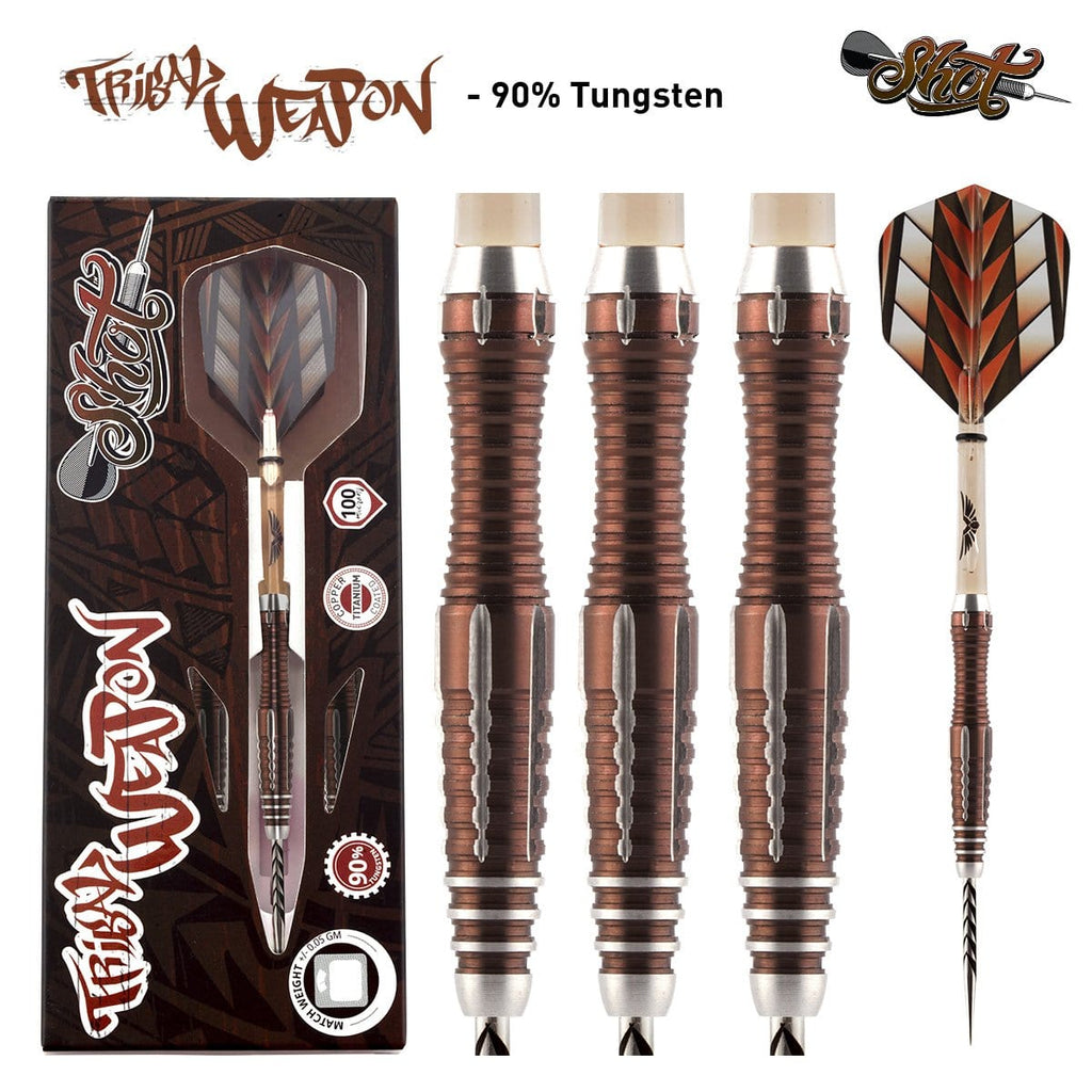 Tribal Weapon 1 Series Steel Tip Dart SET-90% Tungsten Barrels