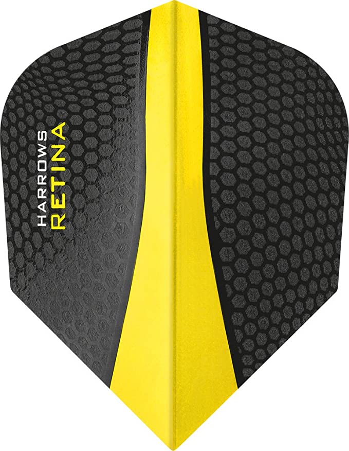 Harrows Darts Harrow's Retina Standard Flight (Yellow)