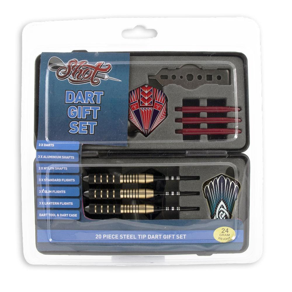 Shot Dart Steel Tip Gift Set darts