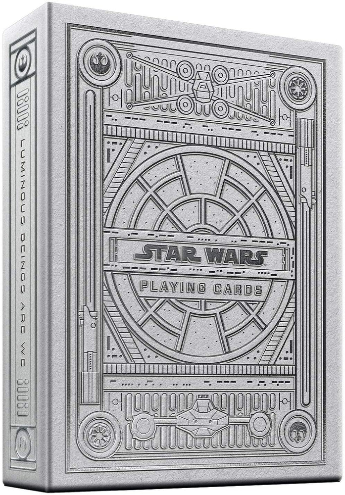 THEORY 11 Star Wars Playing Cards Silver Edition - Light Side (White)