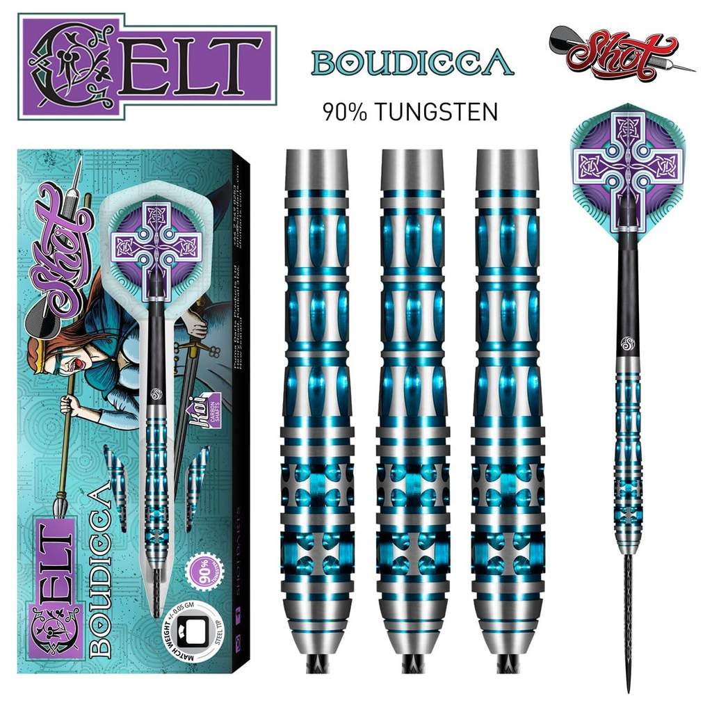 Celt Boudicca Steel Tip Dart SET-90% Tungsten Barrels