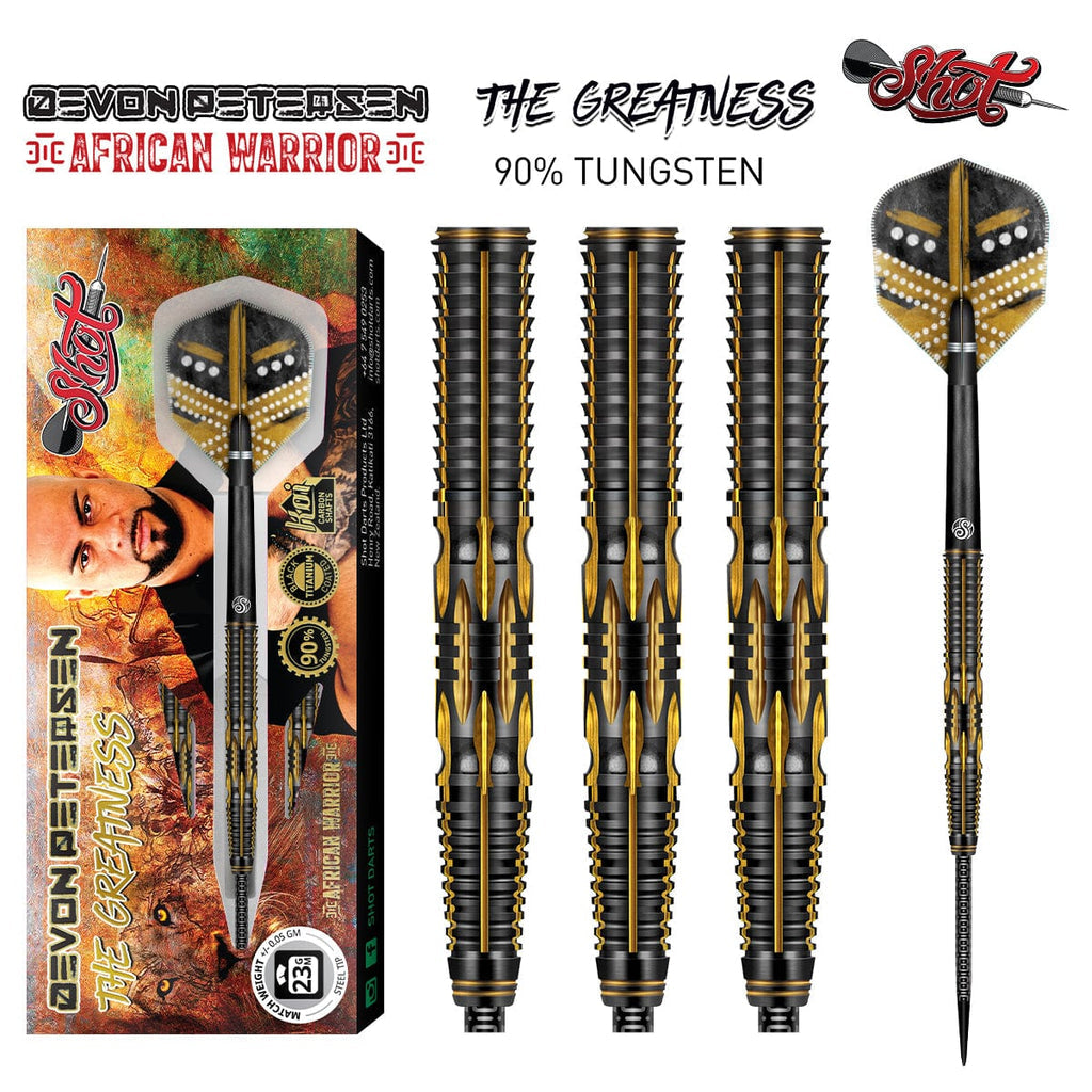 Devon Petersen Greatness Steel Tip Dart SET-90% Tungsten Barrels