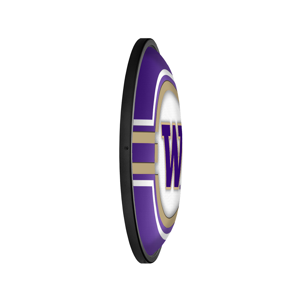 Washington Huskies: Oval Slimline Lighted Wall Sign - view 7