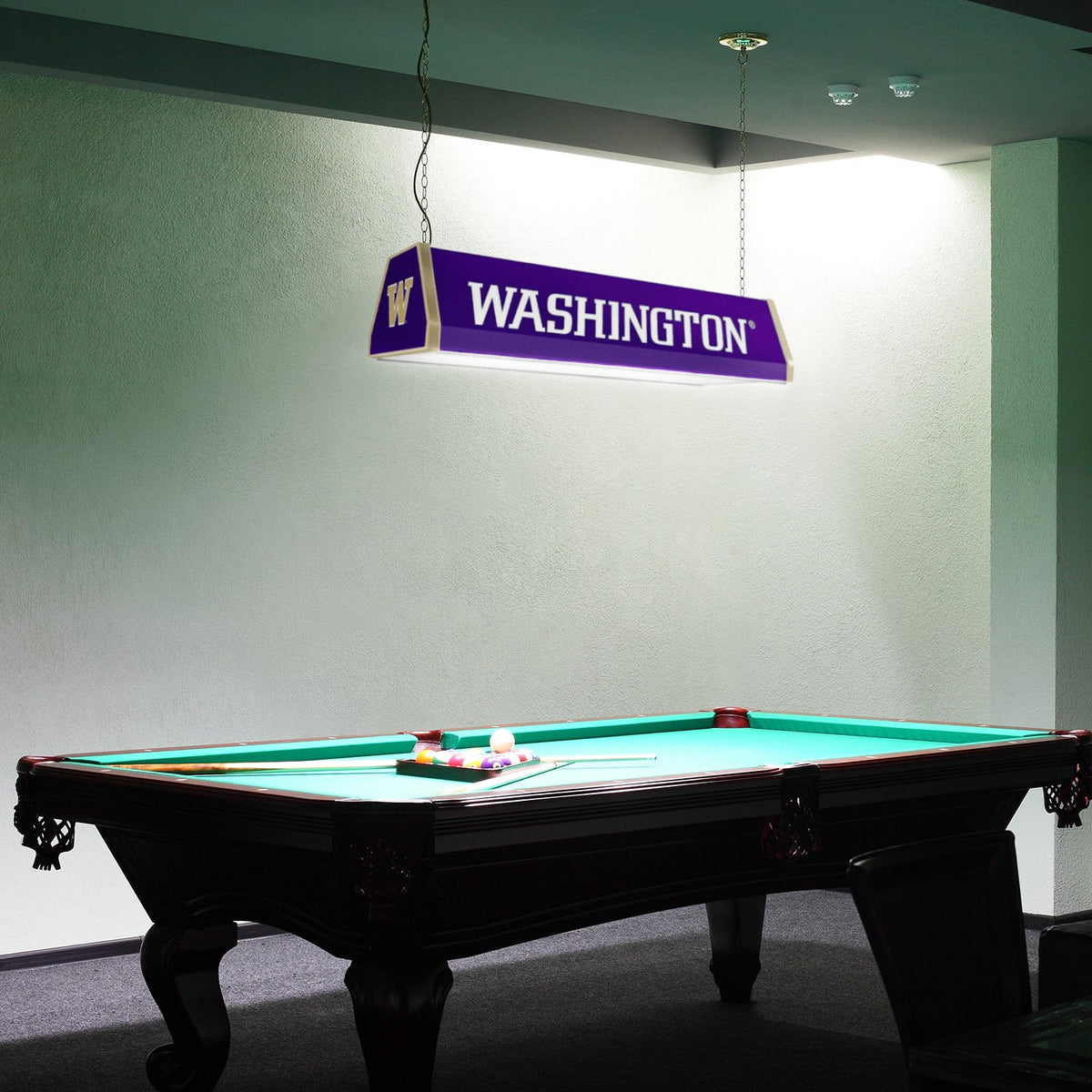 Washington Huskies: Standard Pool Table Light - view 3