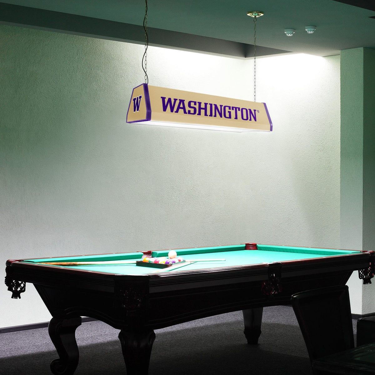 Washington Huskies: Standard Pool Table Light - view 7