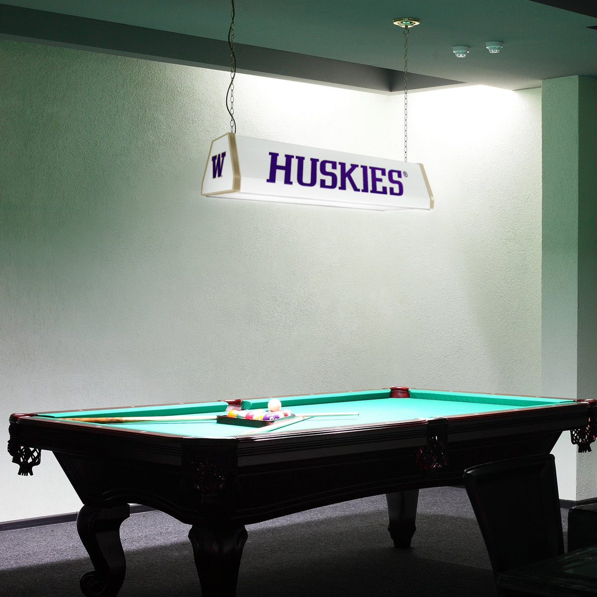 Washington Huskies: Huskies - Standard Pool Table Light - view 3