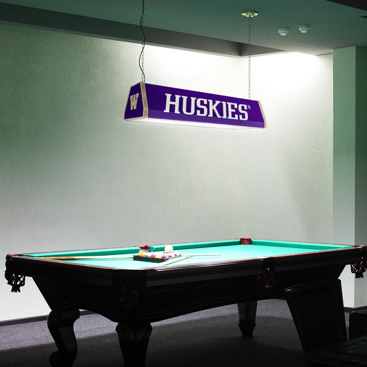 Washington Huskies: Huskies - Standard Pool Table Light - view 5