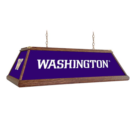 Washington Huskies: Premium Wood Pool Table Light