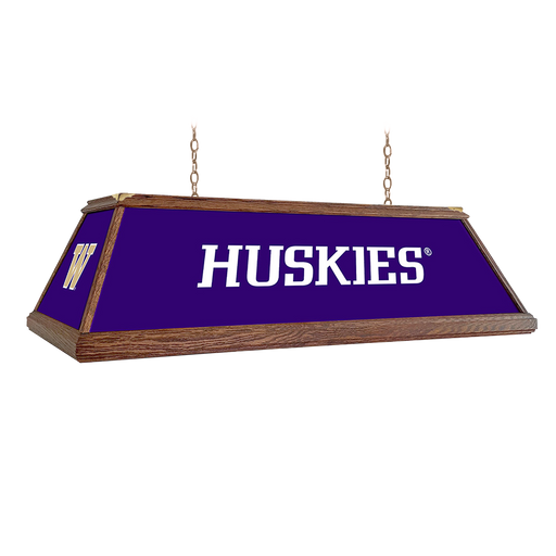 Washington Huskies: Huskies - Premium Wood Pool Table Light