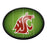 Washington State Cougars: On the 50 - Oval Slimline Lighted Wall Sign