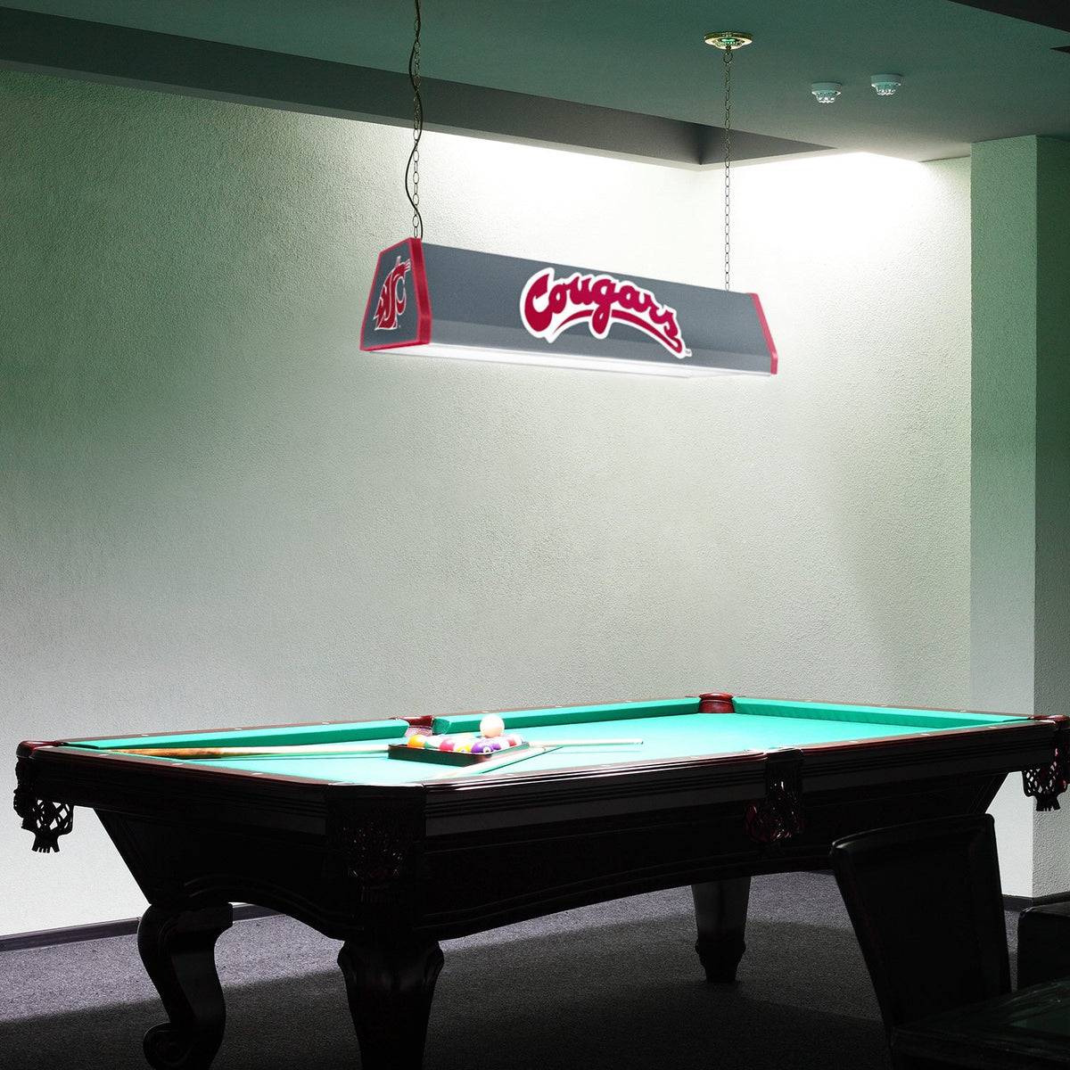 Washington State Cougars: Standard Pool Table Light - view 3