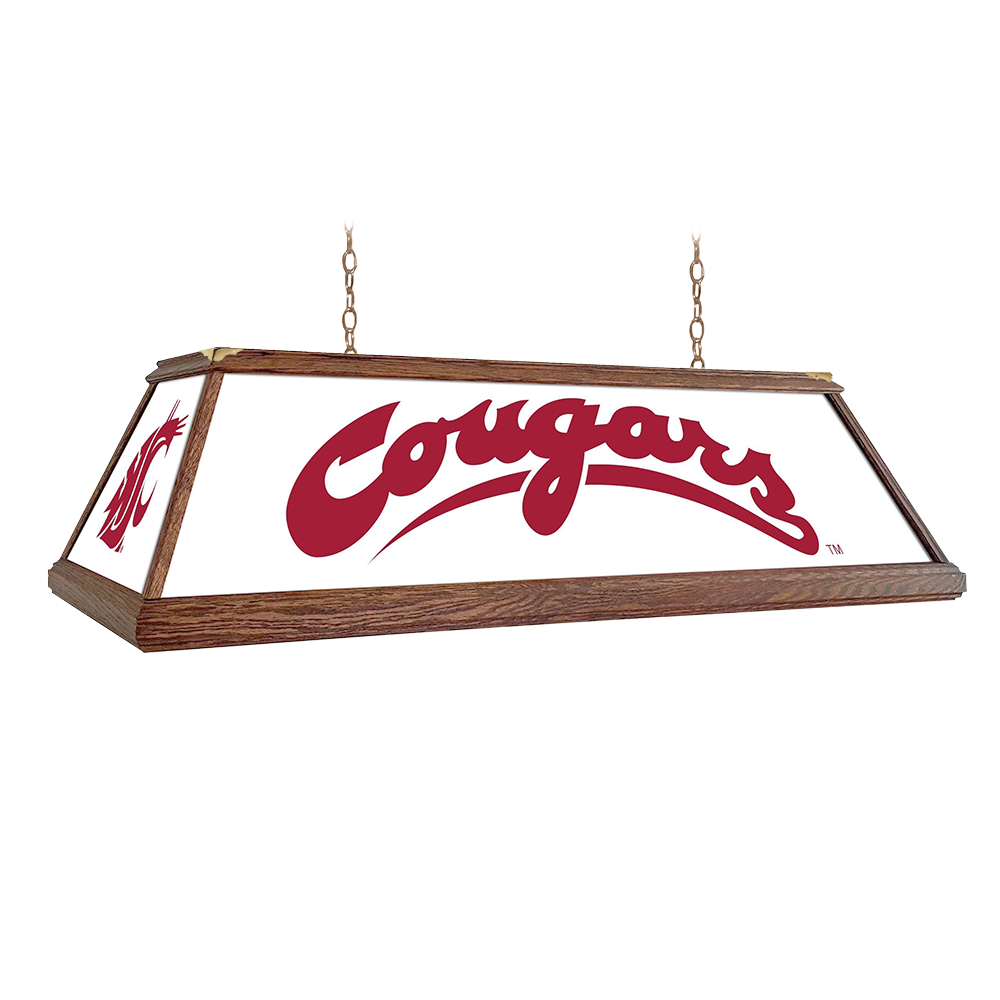 Washington State Cougars: Premium Wood Pool Table Light - view 4