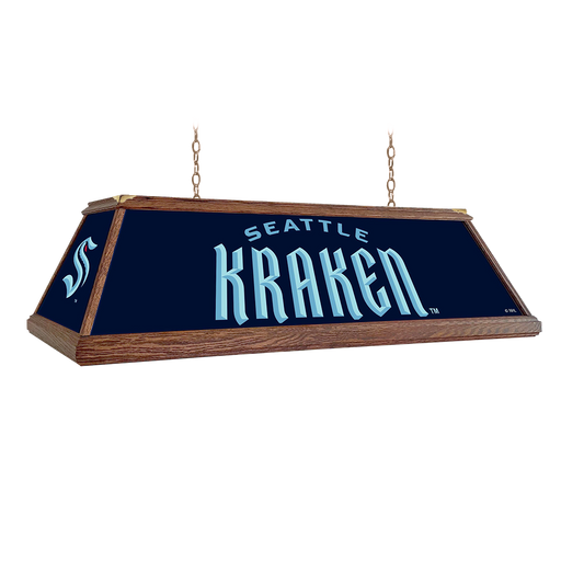 Seattle Kraken: Premium Wood Pool Table Light