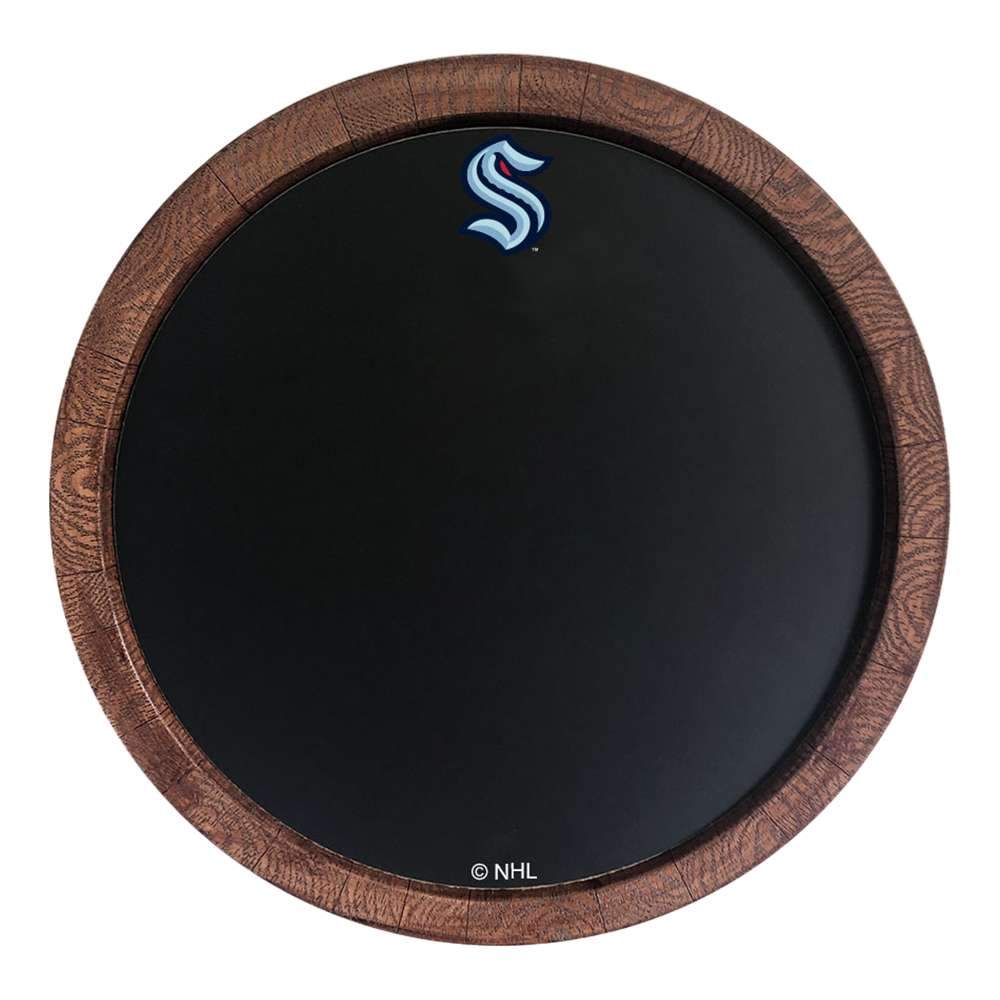 Seattle Kraken: Chalkbaord "Faux" Barrel Top Sign