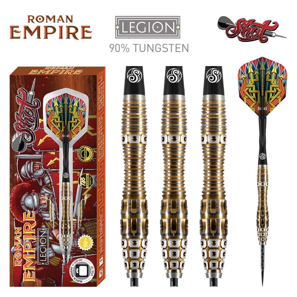 Roman Empire Legion Steel Tip Dart SET-90% Tungsten