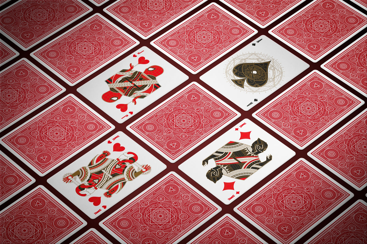 Theory 11 Avengers Playing Cards - Red